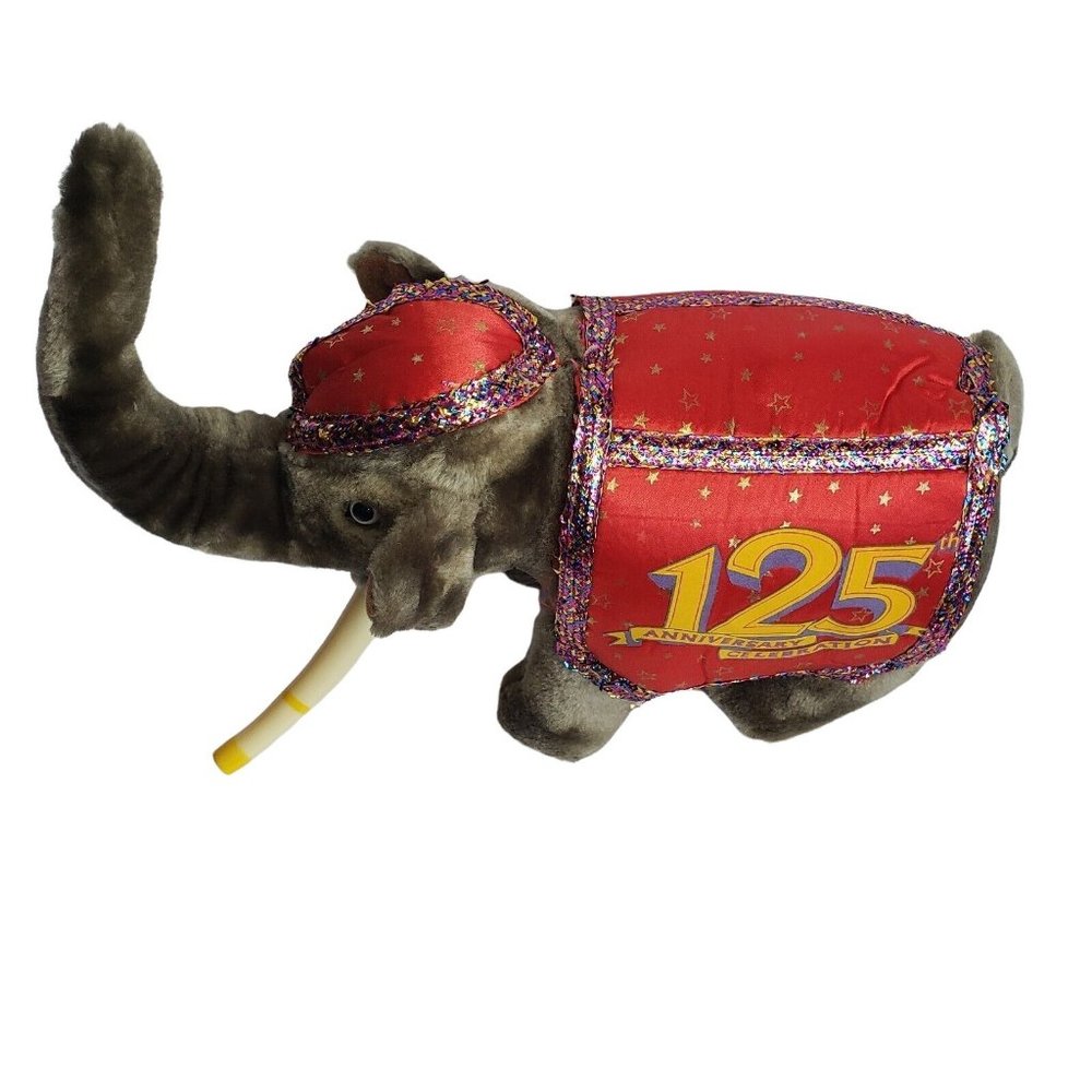 Ringling Bros Barnum Bailey Circus Elephant Plush 125th Anniversary